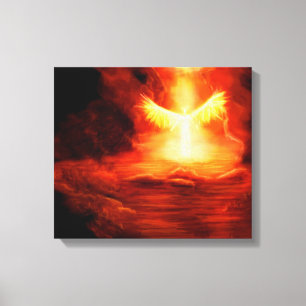 Aankomst van een Angel Canvas Afdruk