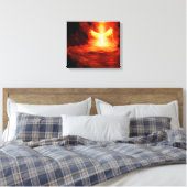Aankomst van een engel canvas afdruk (Insitu (Slaapkamer))
