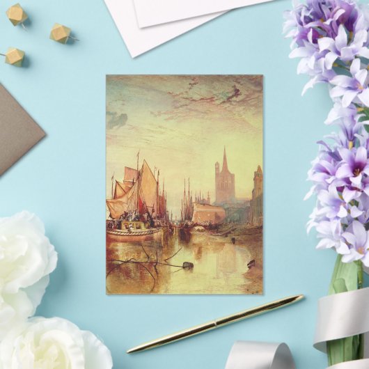 Aankomst van een pakketboot door Joseph Turner Acryl Uitnodigingen (Insitu (Huwelijk))