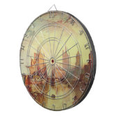 Aankomst van een pakketboot door Joseph Turner Dartbord (Voorkant Rechts)