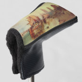 Aankomst van een pakketboot door Joseph Turner Golfheadcover (3/4 voorkant)