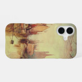 Aankomst van een pakketboot door Joseph Turner iPhone 16 Hoesje (Achterkant horizontaal)