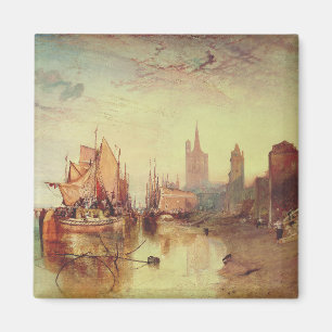 Aankomst van een pakketboot door Joseph Turner Magneet