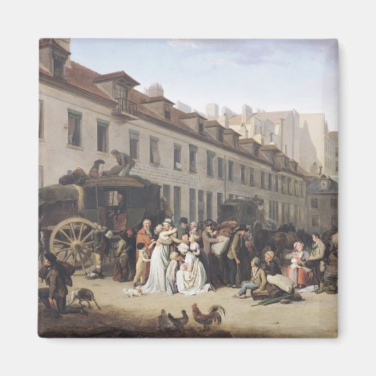 Aankomst van een Stagecoach op het Terminus Magneet (Voorkant)