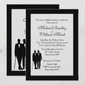 Aankomst van Gay Wedding Kaart (Voorkant / Achterkant)