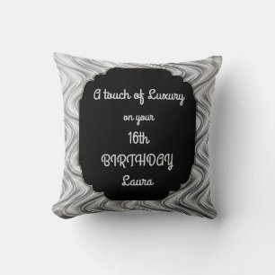Aankomst van het 16e verjaardag-ontwerp van Luxe Kussen