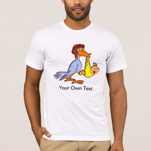 Aankomst van het nieuwe Baby - een winkelbestellin T-shirt (Voorkant)