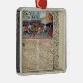 Aankomst van keizer Charles IV Metalen Ornament (Rechts)