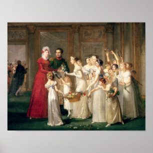 Aankomst van Marie-Louise de Habsbourg-Lorraine Poster