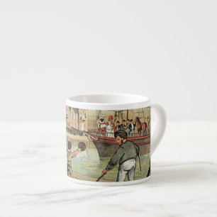 Aankomst van Sinterklaas Dutch St. Nick  Espresso Kop
