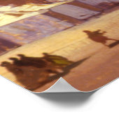 Aankomst van Vittorio Emanuele II in Napels Poster (Hoek)