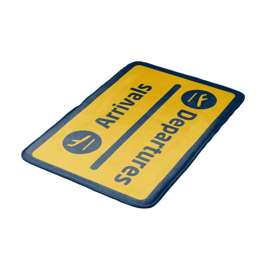 Aankomst/vertrek Badmat (Gekanteld)