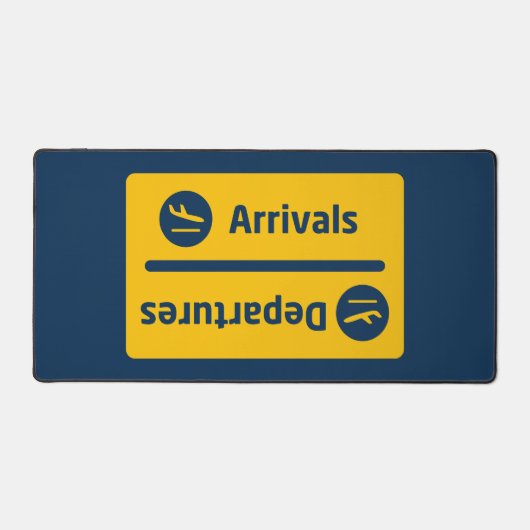 Aankomst/vertrek Bureaumat (Voorkant)