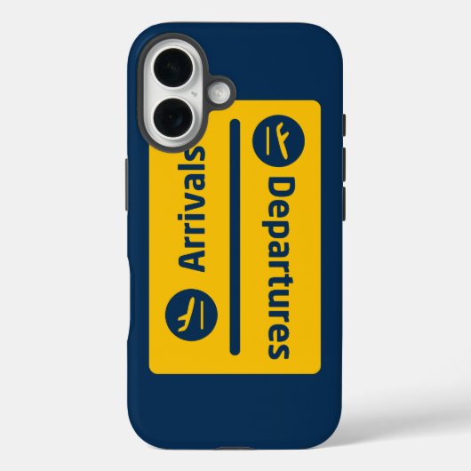 Aankomst/vertrek Case-Mate iPhone Case (Achterkant)