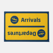 Aankomst/vertrek Deurmat (Voorkant)