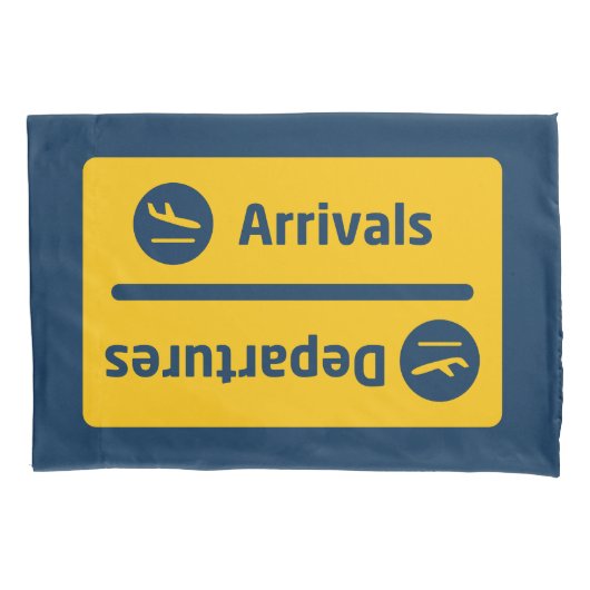 Aankomst/vertrek Kussensloop (Voorkant)