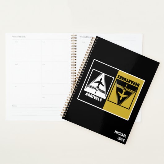 Aankomst Vertrek, Luchtvaart, Huisverwarming Eenvo Planner (Display)