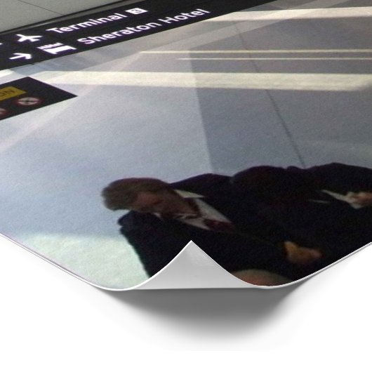 Aankomsten en vertrek poster (Hoek)