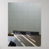 Aankomsten en vertrek poster (Voorkant)