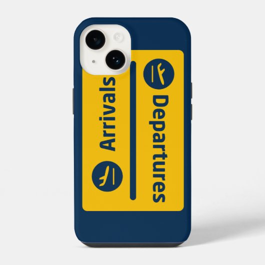 Aankomsten/Vertrek iPhone Hoesje (Achterkant)