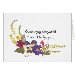 Aankondigen iets speciaals of lift geesten kaart