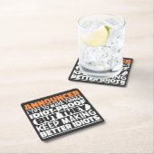 Aankondiger Ik probeer dingen idiote grappige uits Kartonnen Onderzetters (Insitu)