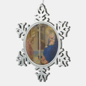 Aankondiging 1425-8 tin sneeuwvlok ornament (Rechts)
