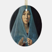 Aankondiging 1474-75 (olie op het paneel) keramisch ornament (Rechts)