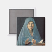 Aankondiging 1474-75 (olie op het paneel) magneet (Voorkant / Achterkant)