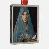 Aankondiging 1474-75 (olie op het paneel) metalen ornament (Rechts)