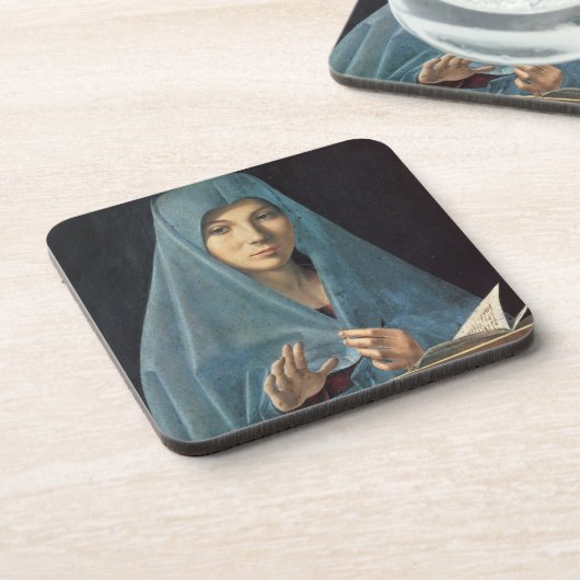 Aankondiging 1474-75 (olie op het paneel) onderzetter (Linkerzijde)