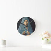 Aankondiging 1474-75 (olie op het paneel) ronde klok (Huis)