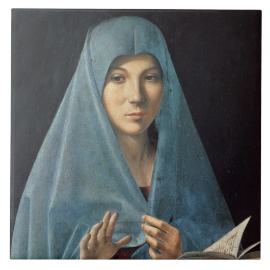 Aankondiging 1474-75 (olie op het paneel) tegeltje (Voorkant)