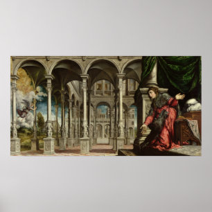 Aankondiging, 1545-50 poster