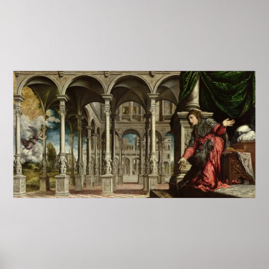 Aankondiging, 1545-50 poster (Voorkant)