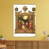 Aankondiging 1581 canvas afdruk (Insitu (Woonkamer))