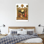 Aankondiging 1581 canvas afdruk (Insitu (Slaapkamer))