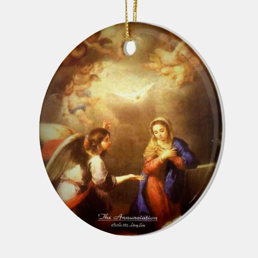 Aankondiging 1660 Manuscript Keramisch Ornament (Links)