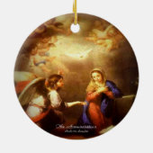 Aankondiging 1660 Manuscript Keramisch Ornament (Achterkant)