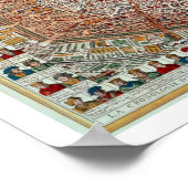 Aankondiging, 17e c. (paneel) poster (Hoek)