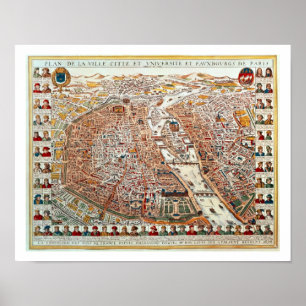 Aankondiging, 17e c. (paneel) poster