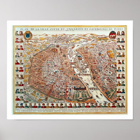 Aankondiging, 17e c. (paneel) poster (Voorkant)