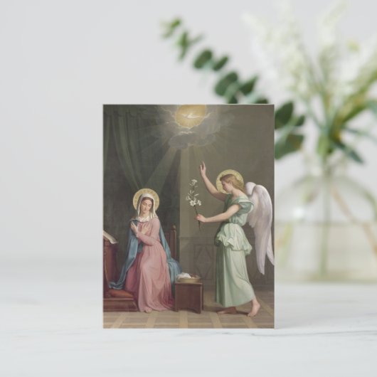 Aankondiging 1859 briefkaart (Staand voorkant)