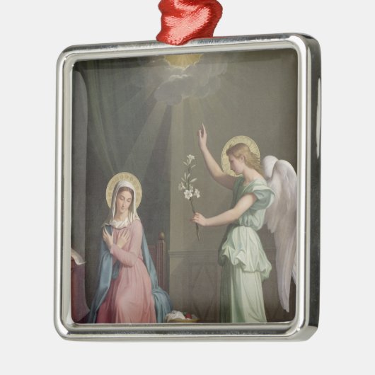 Aankondiging 1859 metalen ornament (Links)