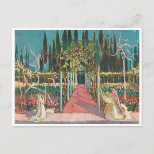 Aankondiging (1907) briefkaart (Voorkant)