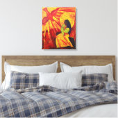 Aankondiging 2011 canvas afdruk (Insitu (Slaapkamer))