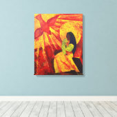 Aankondiging 2011 canvas afdruk (Insitu (Houten vloer))