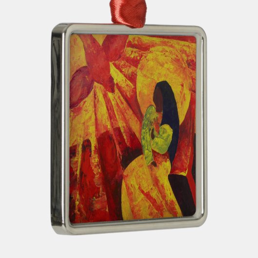 Aankondiging 2011 metalen ornament (Rechts)