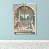 Aankondiging 2 canvas afdruk (Insitu (Houten vloer))