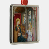 Aankondiging 2 metalen ornament (Rechts)